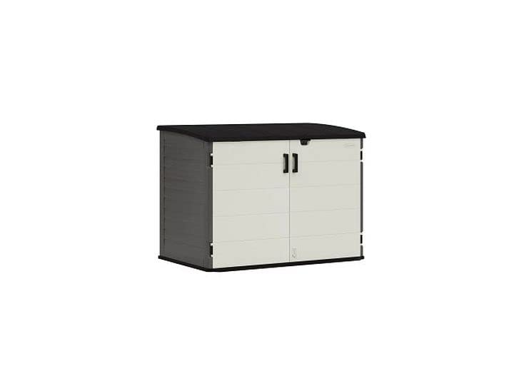 Hangar horizontal escamotable Suncast BMS4780 avec sol - Poivre