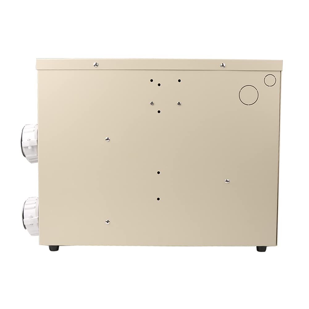 ExGizmo 11KW 240V Electric Water Heater Thermostat Swimming Pool Heater SPA Hot Tub for Above Ground Inground Pool Hot Tub Heater Pump with Digital Display Touch Screen Control White(11KW 240V)
