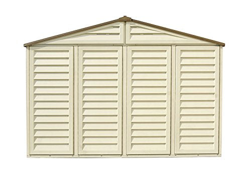 WoodBridge Plus Remise de jardin extérieure en vinyle de 10 pi x 10 pi