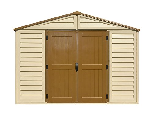 WoodBridge Plus Remise de jardin extérieure en vinyle de 10 pi x 10 pi