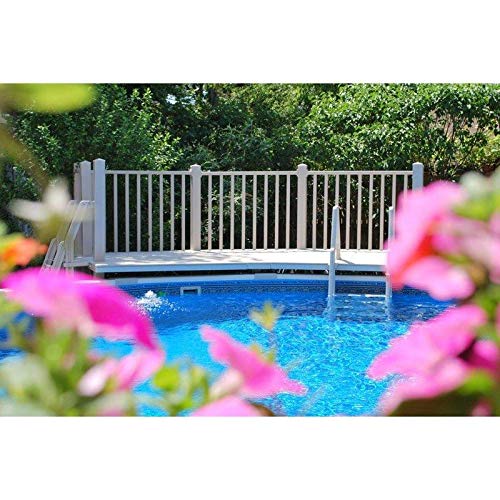 Vinyl Works of Canada Above Ground Swimming Pool Resin Deck Kit - Taupe 5 x 13.5 Feet