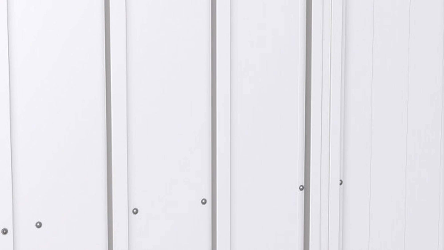 Arrow Classic Abri de rangement extérieur cadenassable en acier, 8' x 6', gris flûte