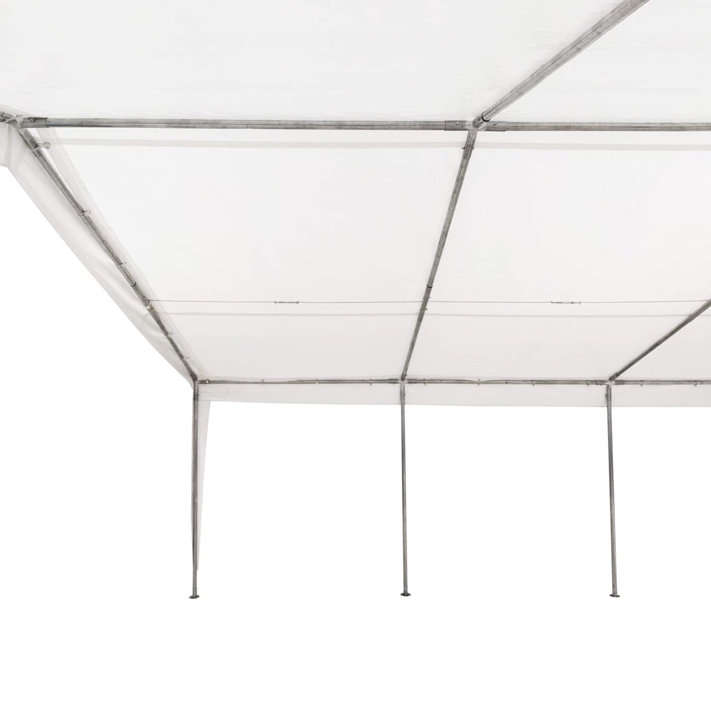 Caravan Canopy Domain Pro 400 20'x20' Carport Shelter, White 20' x 20'