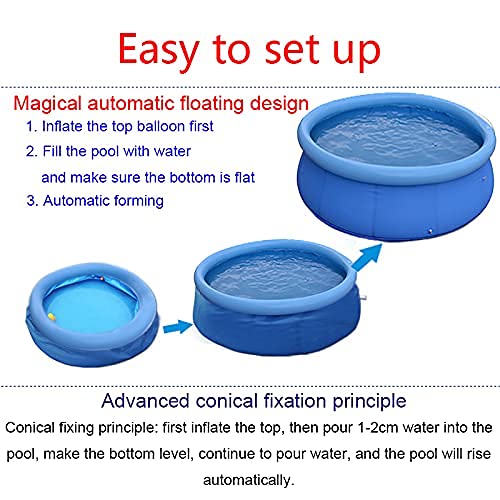 Inflatable Swimming Pool, Easy Set Above Ground Pool, 10' x 30"