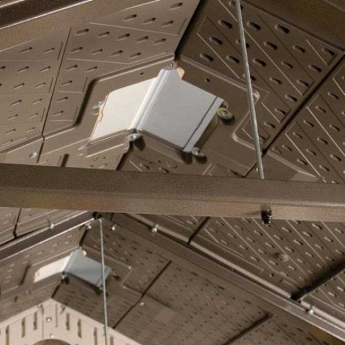 Lifetime 6446 Abri de rangement extérieur 8 x 15 pieds Sable du désert
