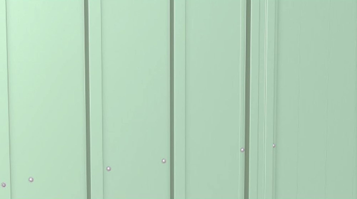 Arrow Shed Classic 6' x 5' Hangar de rangement extérieur cadenassable en acier, gris flûte
