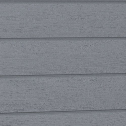 Keter Manor Kit d'abri de rangement extérieur en résine 6 x 8 - Parfait pour ranger les meubles de terrasse, les outils de jardin, les accessoires de vélo, les chaises de plage et la tondeuse à gazon, gris et blanc
