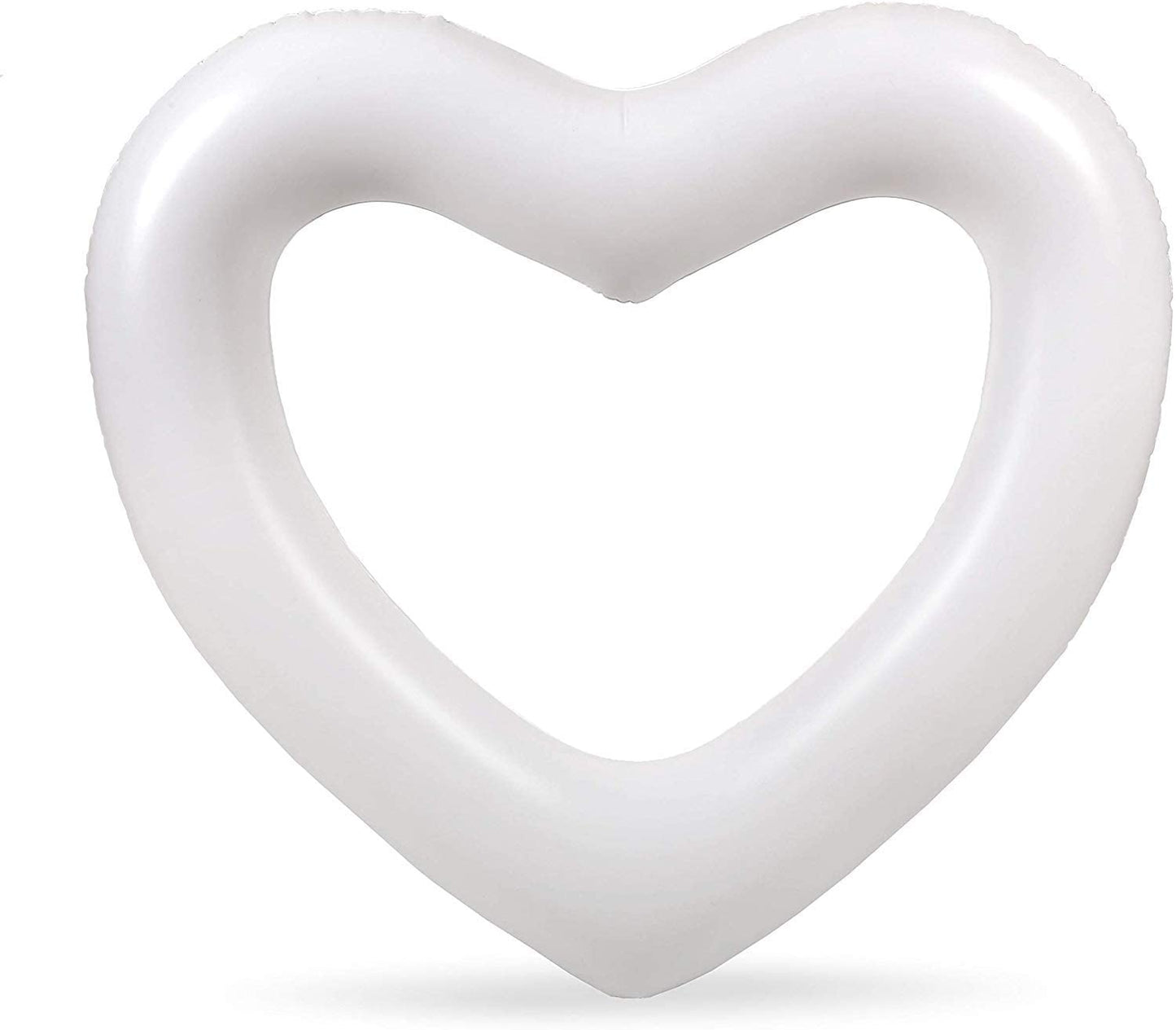 LÔTELI White Heart Pool Float | Big Inflatable Photo Prop for Engagement, Wedding, Bachelorette Party