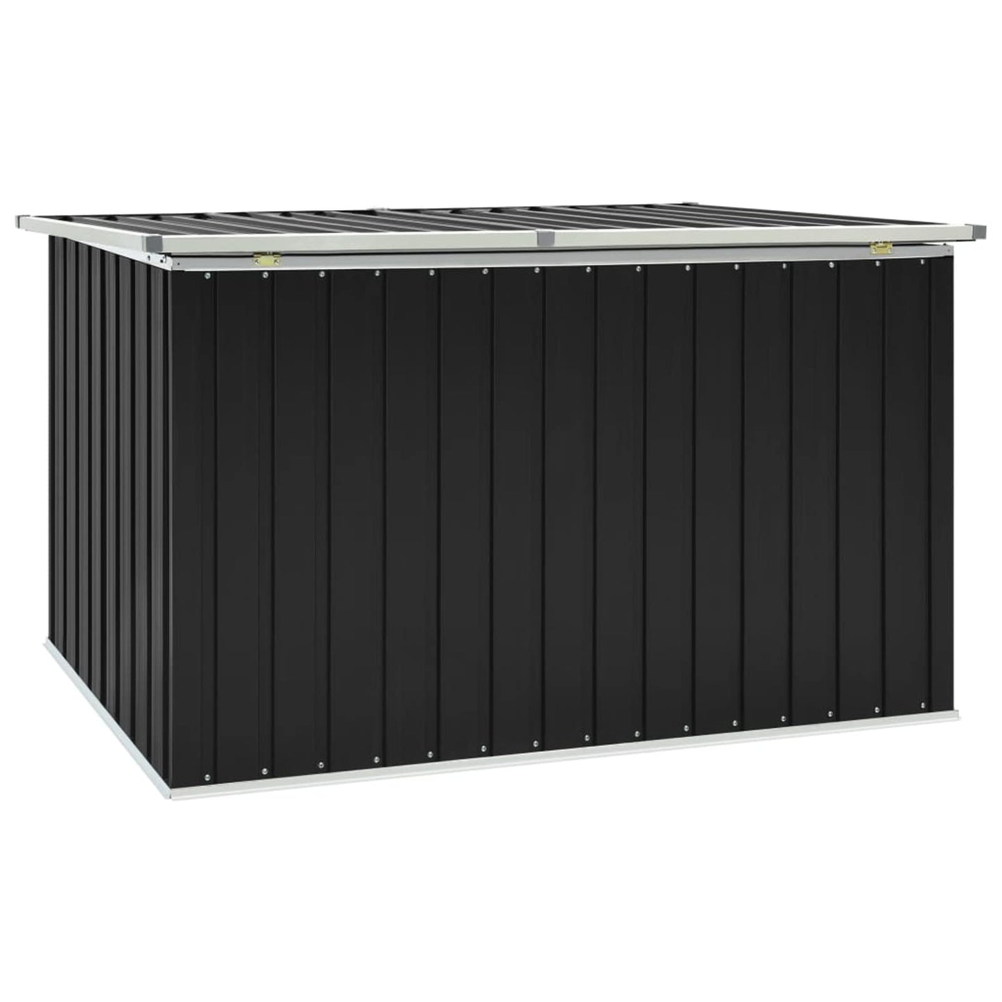 Festnight Patio Storage Box Deck Box Garden Storage Box Outdoor Storage for or Patio Furniture Garden Tools and Pool Toys Anthracite 67.3"x39"x36.6"