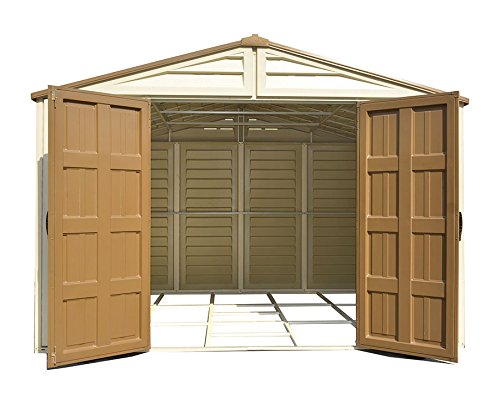 WoodBridge Plus Remise de jardin extérieure en vinyle de 10 pi x 10 pi
