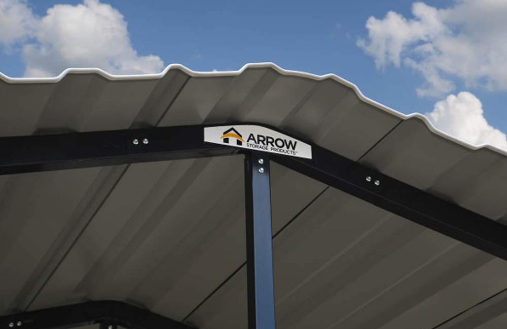Arrow Carport, 14 ft. x 29 ft. x 14 ft. Eggshell 14' x 29' x 14'