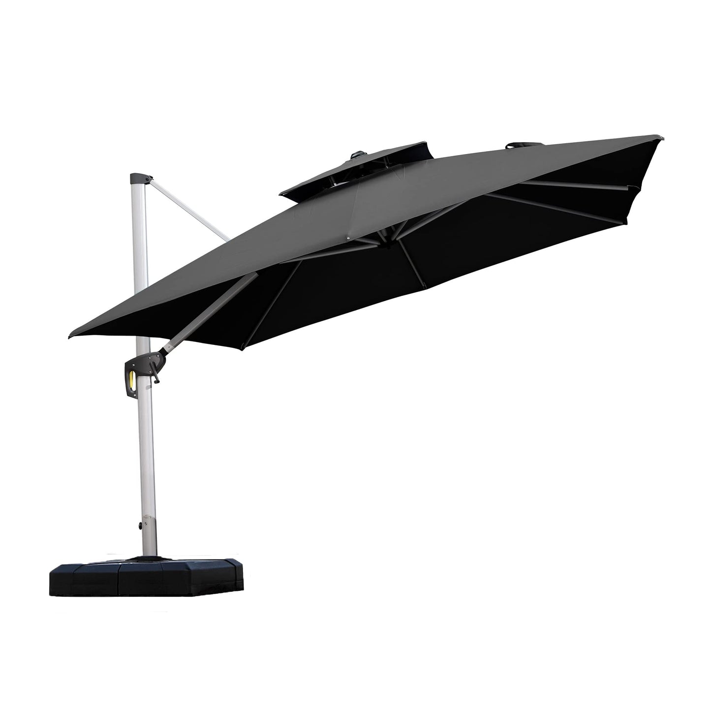 Patio Umbrella Outdoor Square 10ft Black