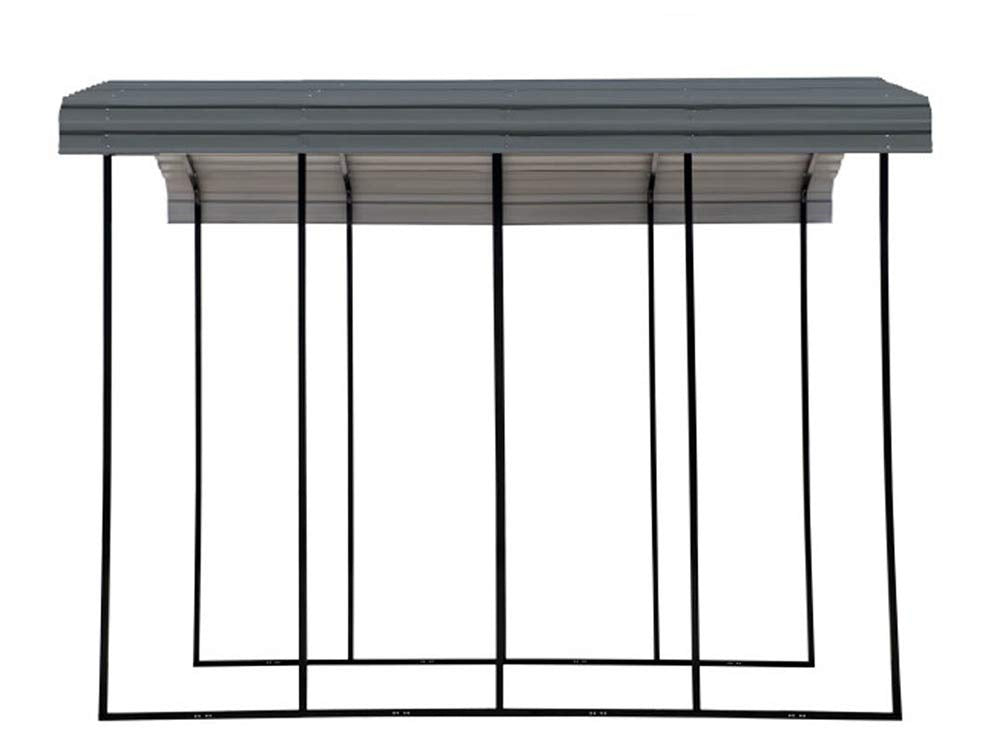 Abri d'auto Arrow, 14 pi x 20 pi x 14 pi Charbon 14' x 20' x 14'