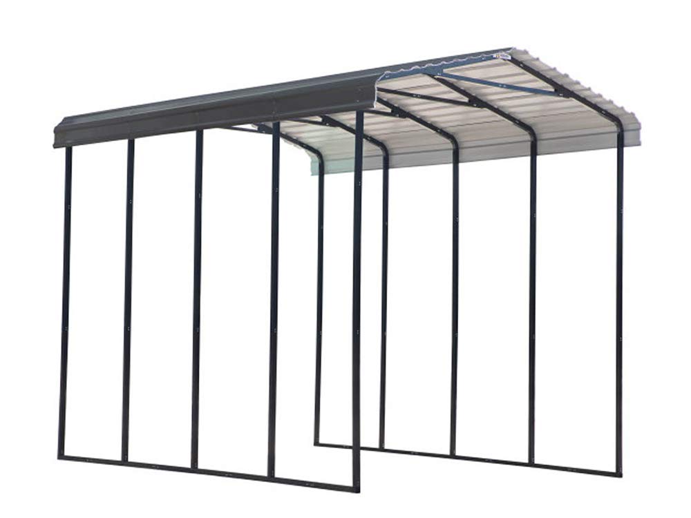 Abri d'auto Arrow, 14 pi x 20 pi x 14 pi Charbon 14' x 20' x 14'
