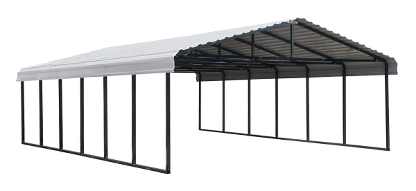 Arrow Carport, 20 ft. x 29 ft. x 7 ft. Eggshell 20' x 29' x 7'