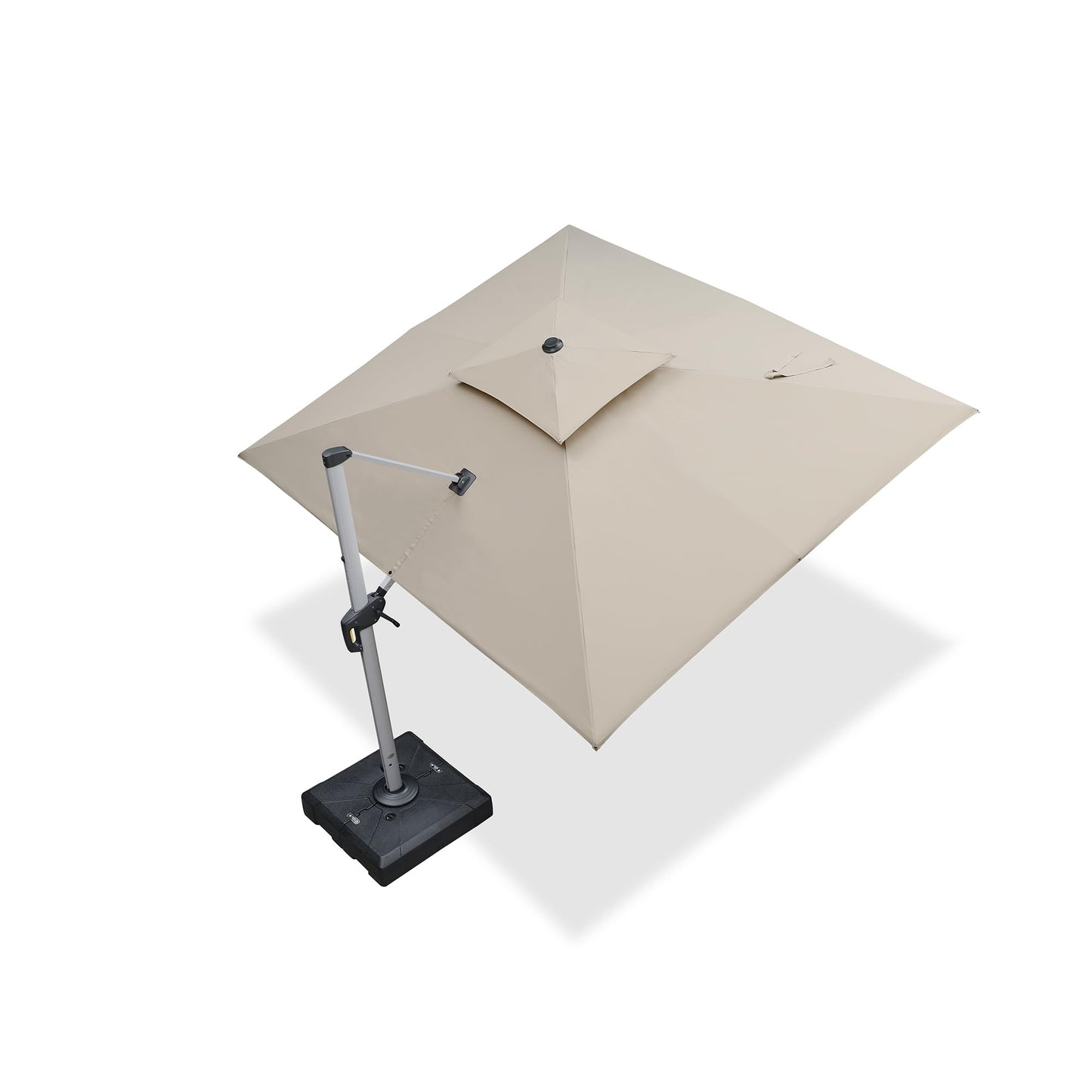 Patio Umbrella Outdoor Rectangle 9' X 11' Beige