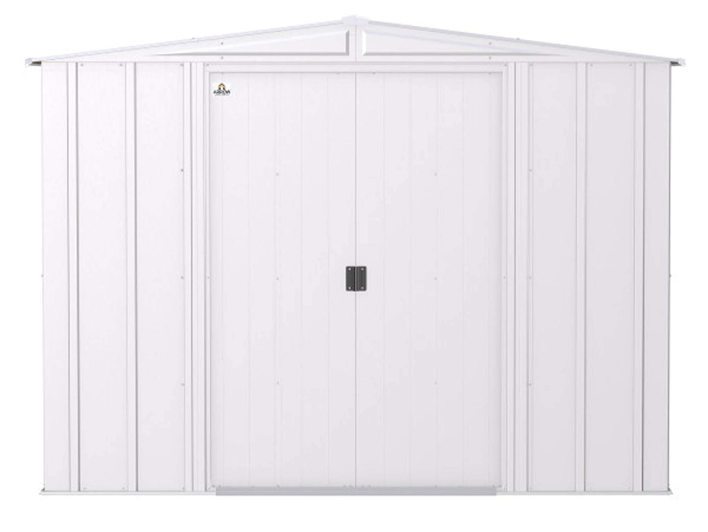 Arrow Classic Abri de rangement extérieur cadenassable en acier, 8' x 6', gris flûte