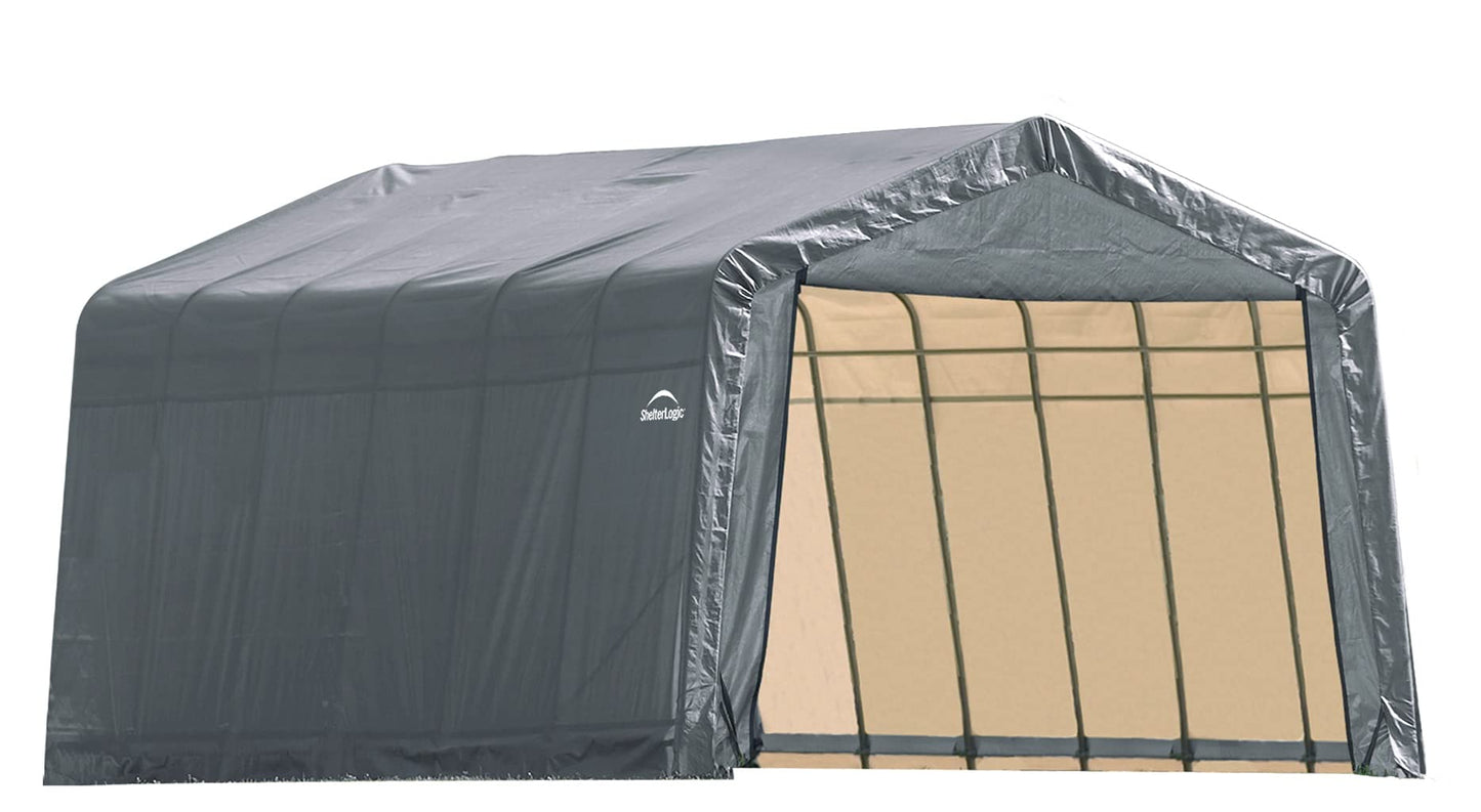 ShelterLogic 74432 Gris 12'x24'x10' Abri style pic 12'x24'x10' Gris