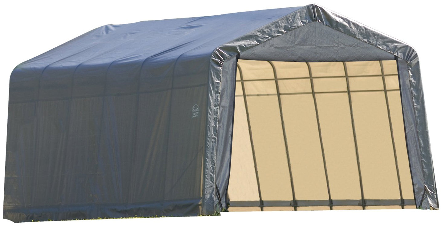ShelterLogic 76432 Gris 12'x28'x8' Abri de style pic 12'x28'x8' Gris