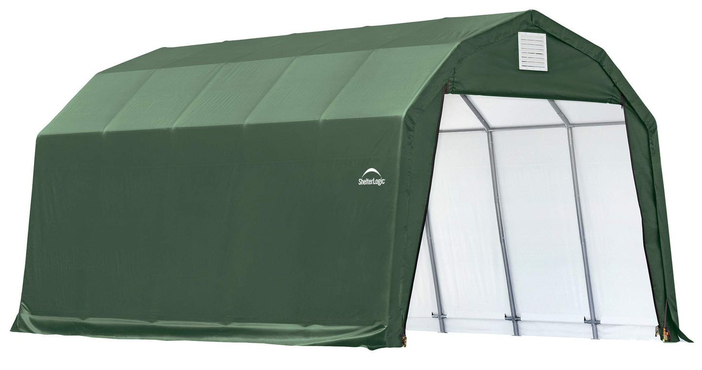 ShelterLogic 90154 Vert 12'x24'x11' Abri de grange 12' x 24' x 11'