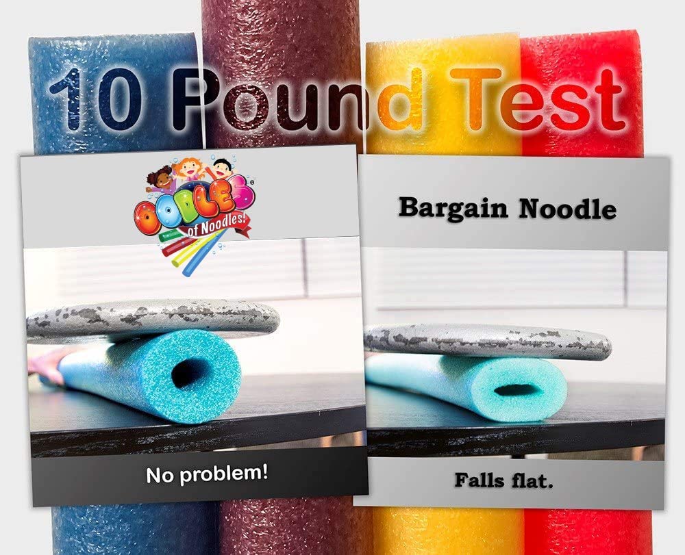 Oodles of Noodles Foam Pool Swim Noodles - 5 Pack multicolored