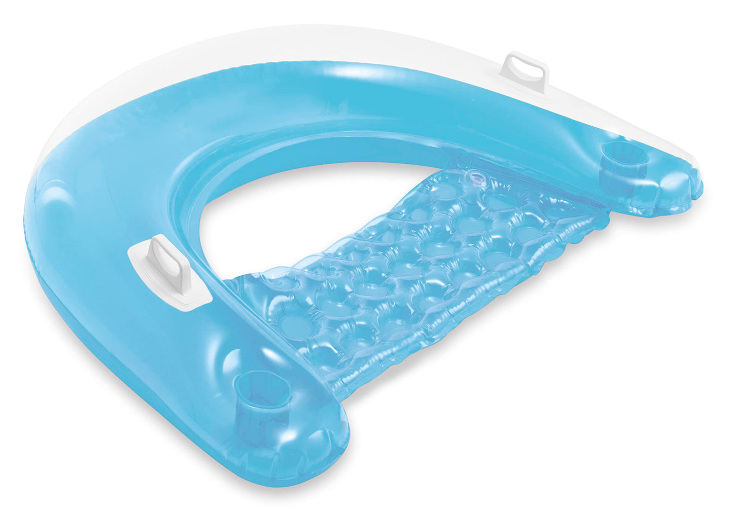 Intex Sit N Float Inflatable Lounge, 60" X 39", 1 Pack (Colors May Vary)