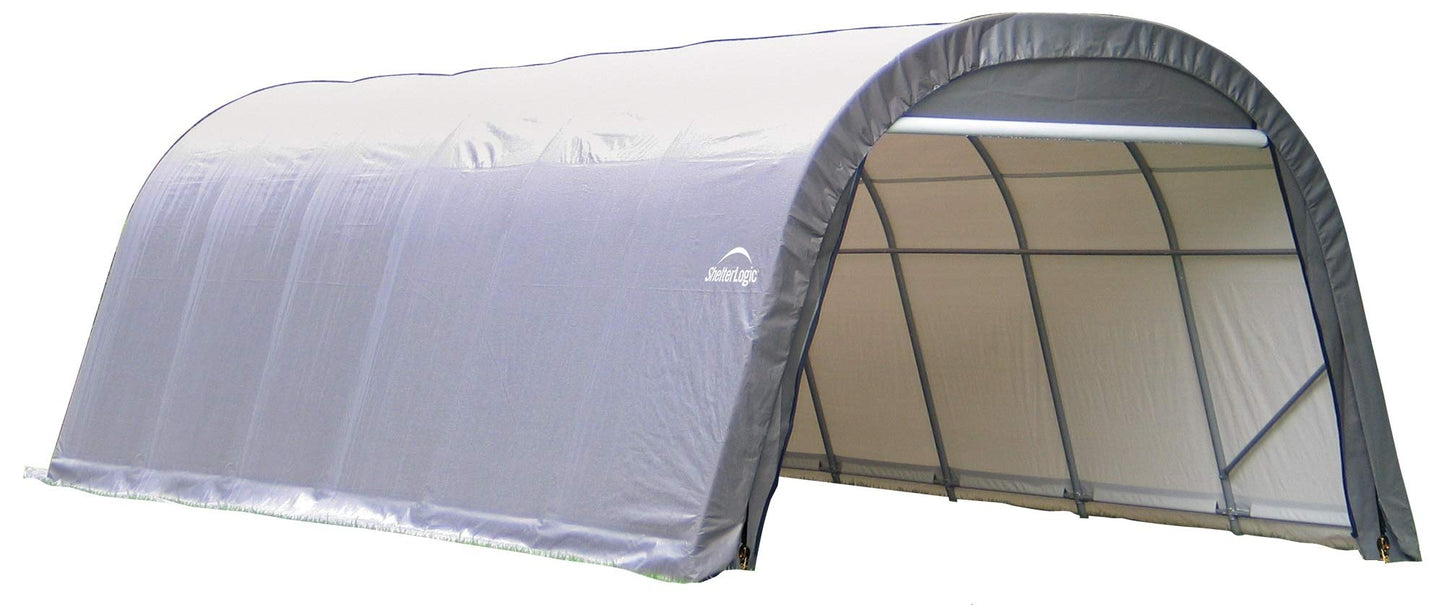 ShelterLogic 72332 Gris 12'x24'x8' Abri de style rond 12'x24'x8' Gris
