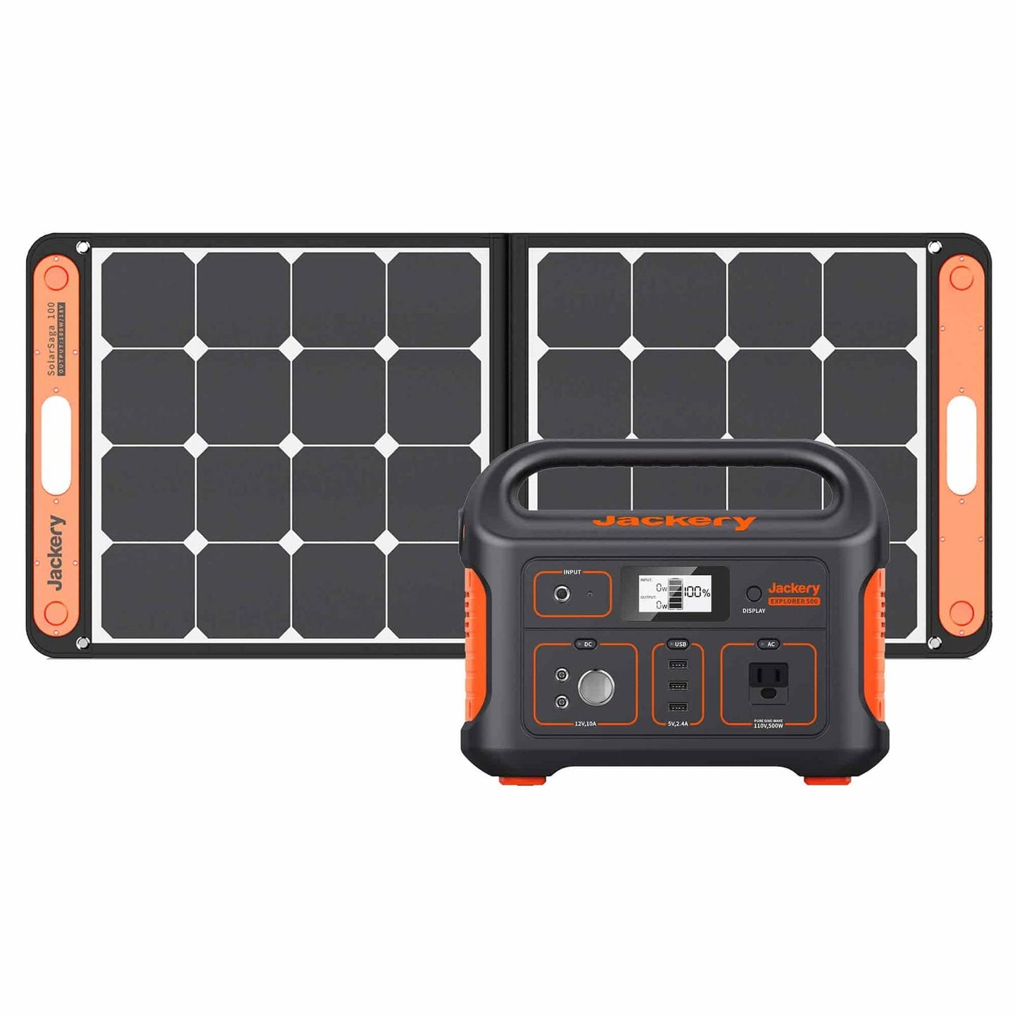 Jackery Solar Generator Explorer 500, 518Wh Portable Power Station