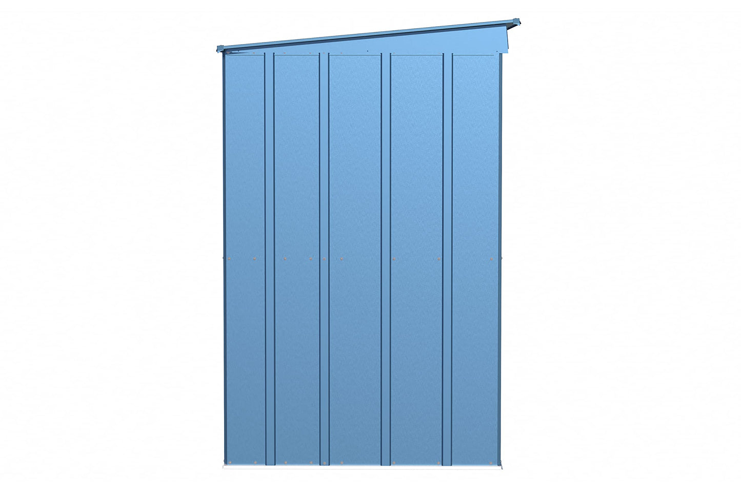 Arrow Shed Classic 10' x 4' Outdoor Padlockable Steel Storage Shed Building Blue Grey 10' x 4'