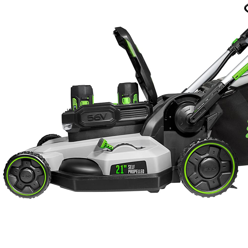 EGO Power+ LM2142SP 21-Inch 56-Volt Lithium-Ion Cordless Electric Dual-Port Walk Behind Self Propelled Lawn Mower