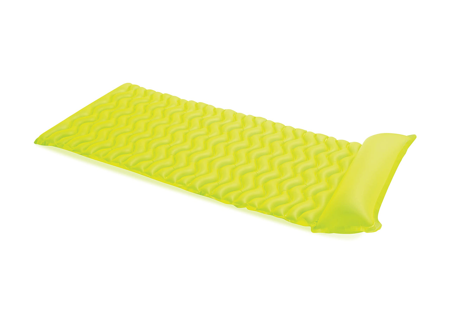 Intex Tote-N-Float Wave Inflatable Air Mat, 90-Inch X 34-Inch, 1-Piece (Color May Vary)