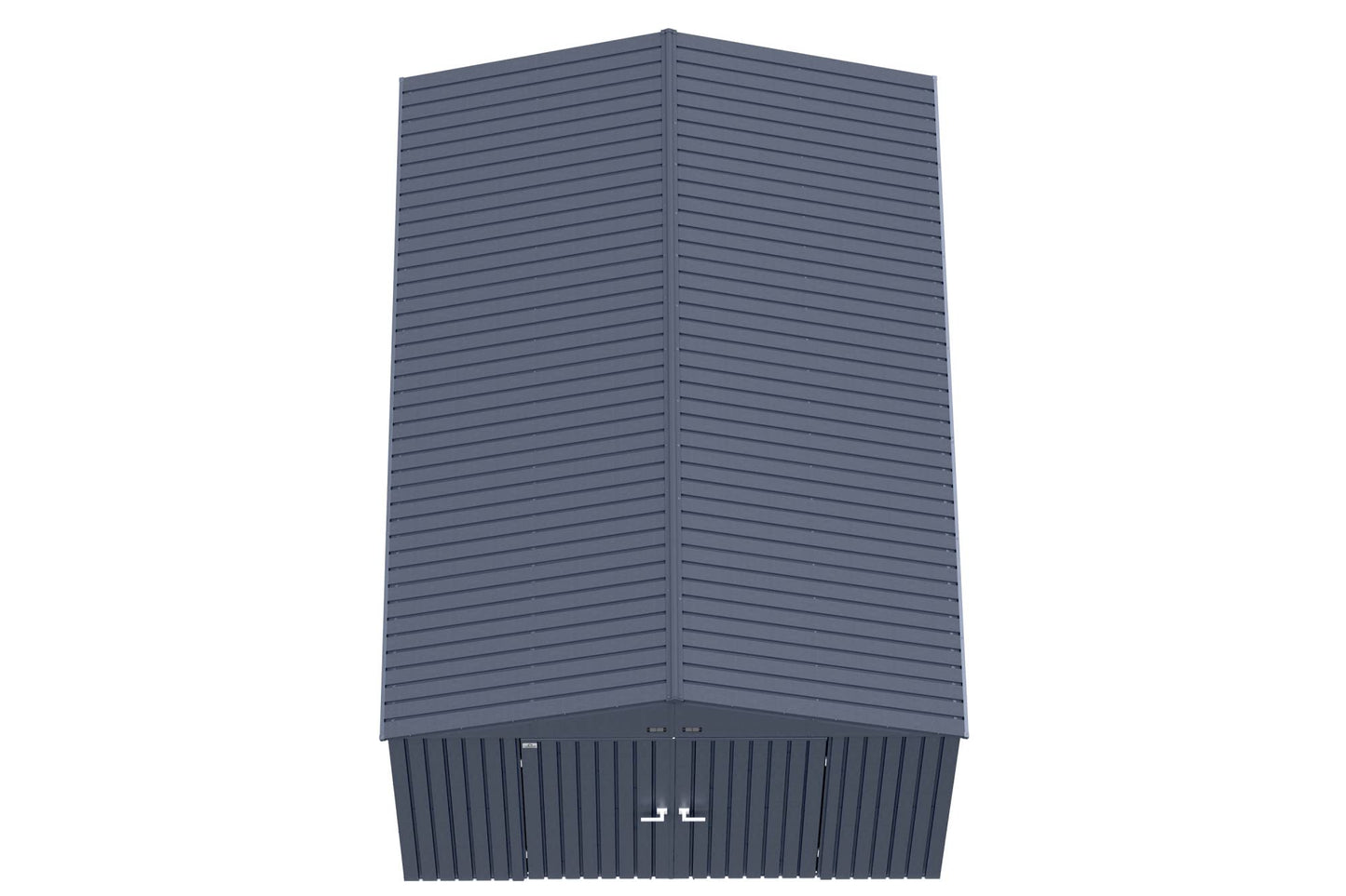 Arrow Shed Elite 10' x 14' Outdoor Lockable Gable Roof Steel Storage Shed Building, Anthracite
