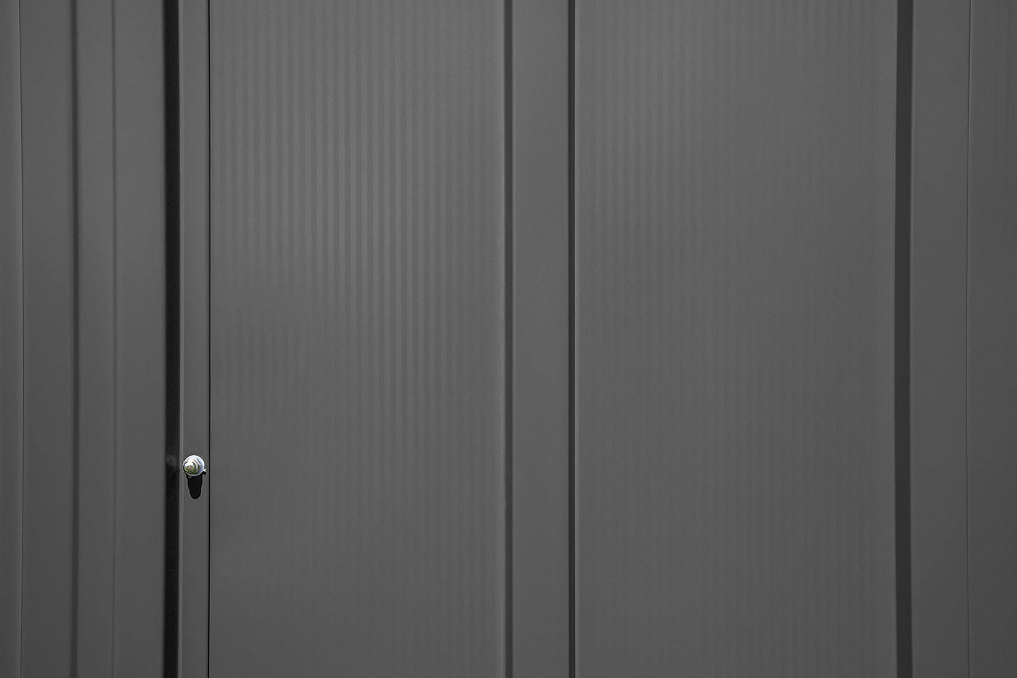 Arrow Shed Classic 6' x 7' Hangar de rangement extérieur cadenassable en acier Charbon de bois 6' x 7'