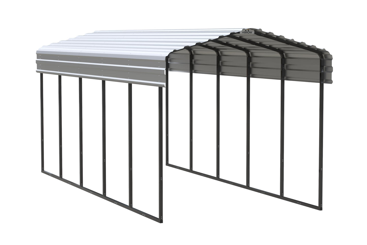 Arrow Carport, 10 ft. x 24 ft. x 9 ft. Eggshell 10' x 24' x 9'