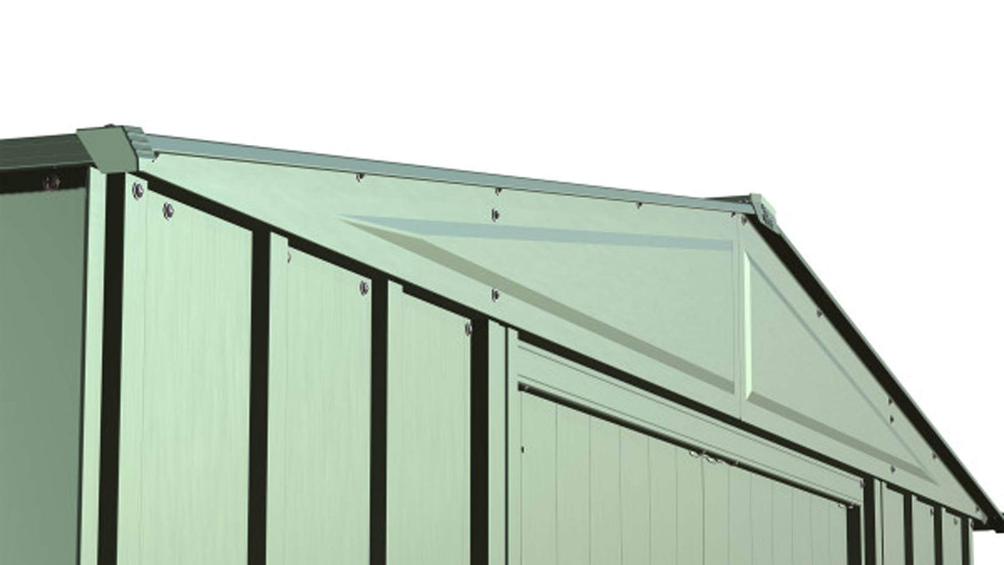 Arrow Shed Classic 8' x 6' Outdoor Padlockable Steel Storage Shed Building, Sage Green