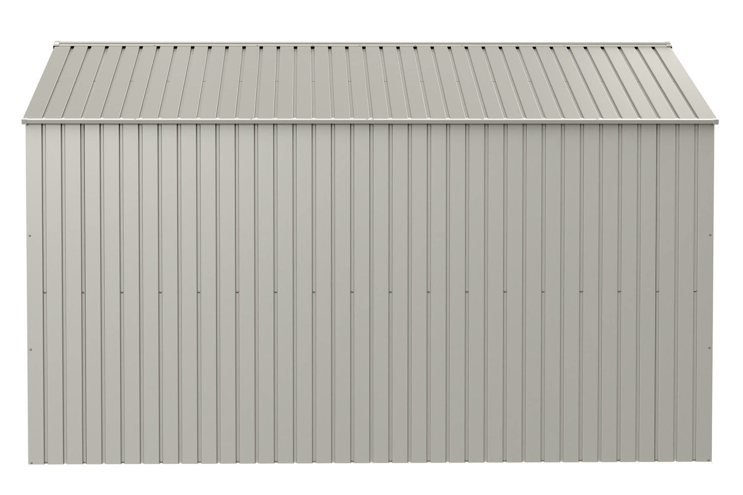 Arrow Shed Elite Abri de rangement extérieur verrouillable en acier avec toit à pignon de 3 m x 3 m, gris froid