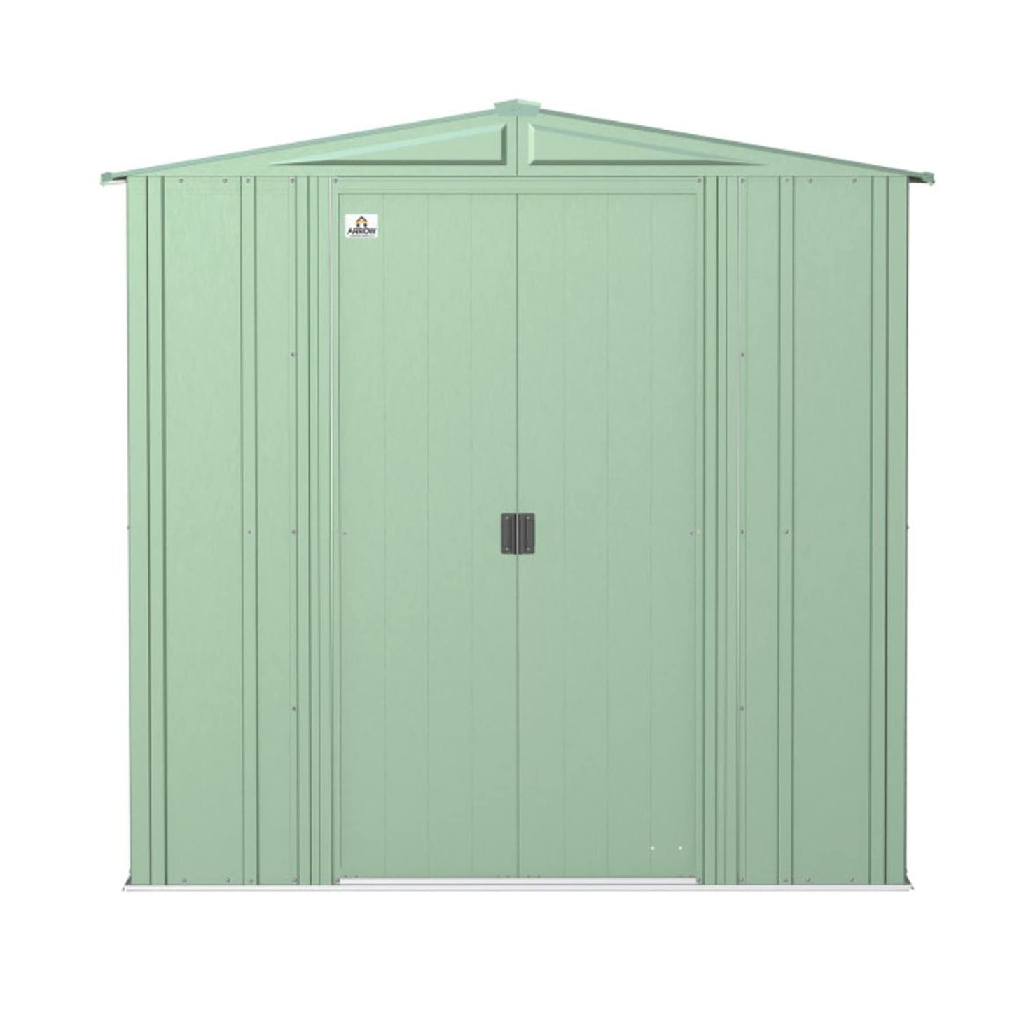 Arrow Shed Classic 6' x 5' Hangar de rangement extérieur cadenassable en acier, gris flûte