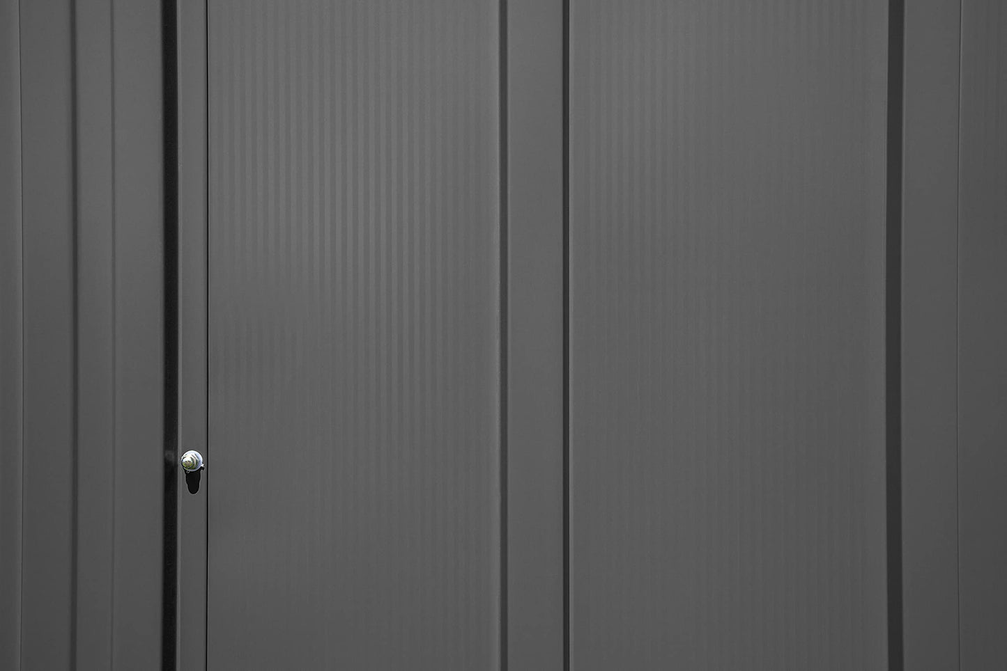 Arrow Sheds Classic 12' x 12' Outdoor Padlockable Steel Storage Shed Building, Charcoal