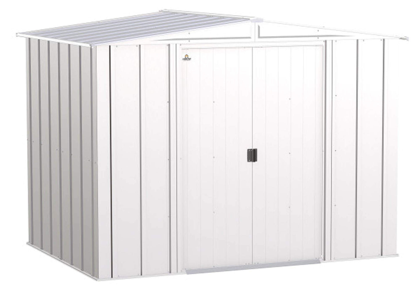 Arrow Classic Abri de rangement extérieur cadenassable en acier, 8' x 6', gris flûte