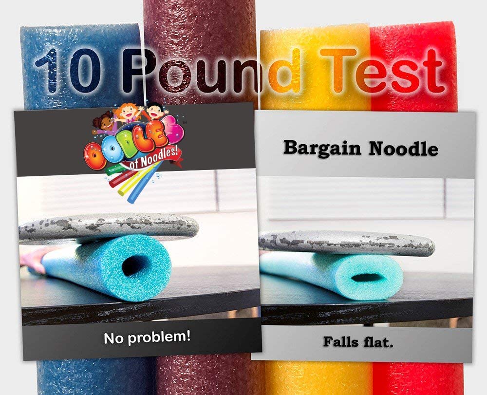 Oodles of Noodles Foam Pool Swim Noodles - 5 Pack Yellow