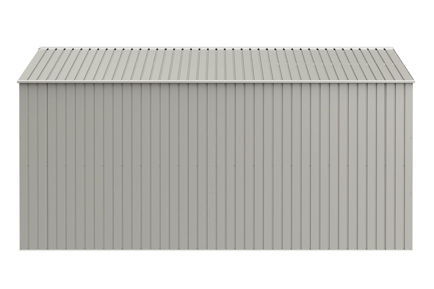 Arrow Shed Elite Hangar de rangement en acier avec toit à pignon verrouillable pour extérieur 3 m x 3 m, gris froid