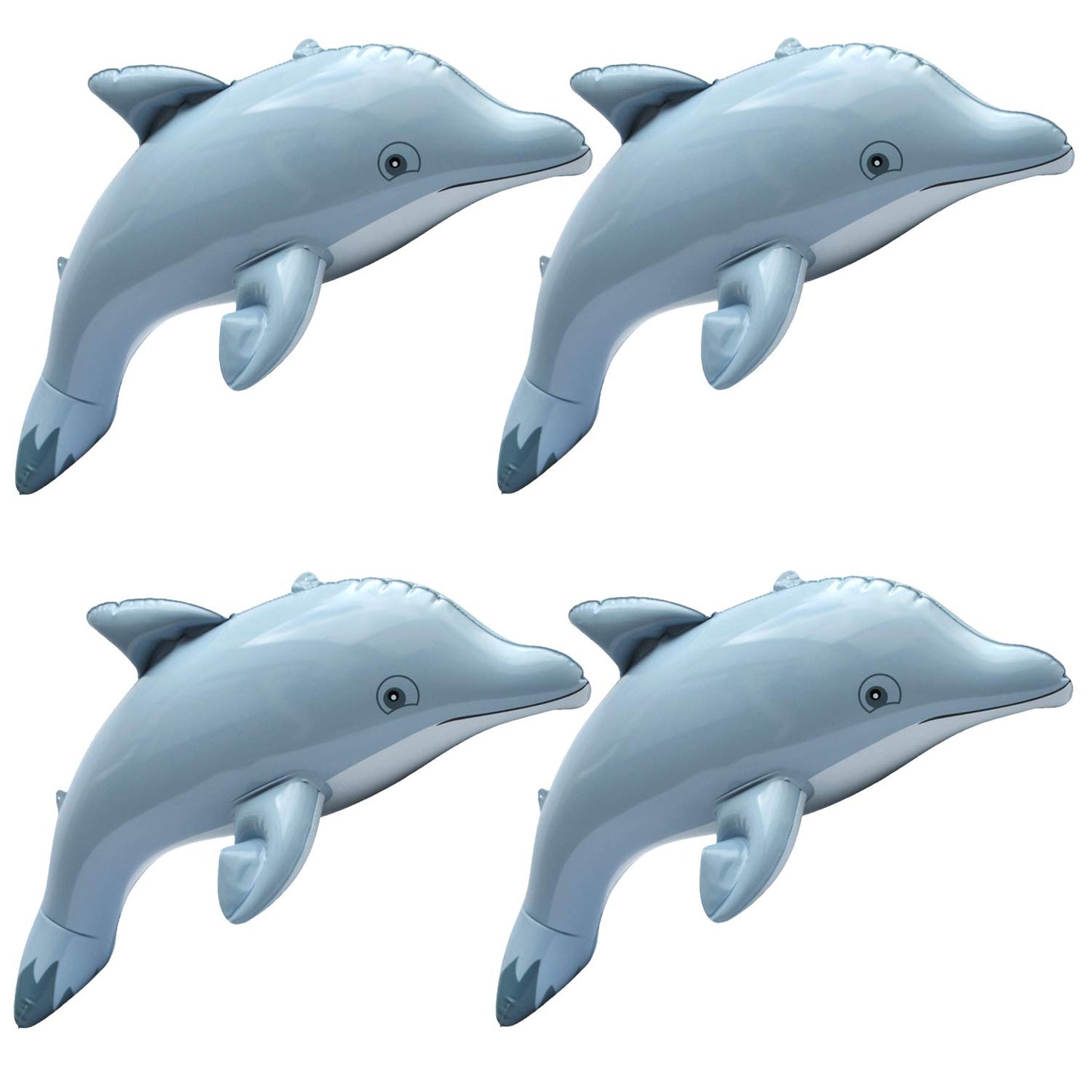 Jet Creations Inflatable Animals Dolphin 20" Long Best for Party Pool Supplies Favors Gifts for Kids & Adults an-DOL4, Multi