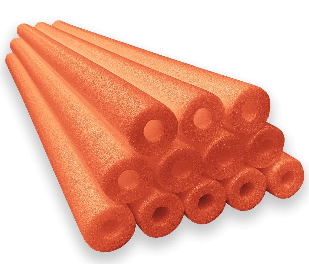 Oodles of Noodles 12 Pack of 52 Inch Foam Orange