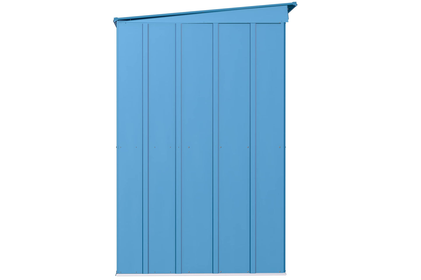 Arrow Shed Classic 10' x 4' Outdoor Padlockable Steel Storage Shed Building Blue Grey 10' x 4'