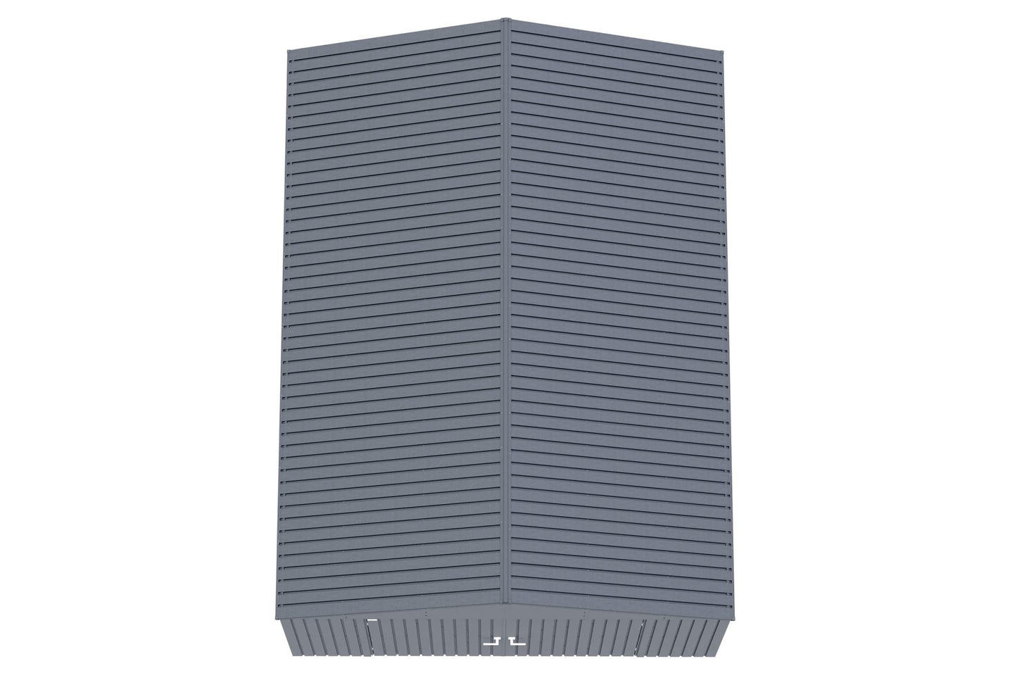 Arrow Shed Elite Hangar de rangement extérieur en acier avec toit à pignon verrouillable, 12' x 16', Anthracite