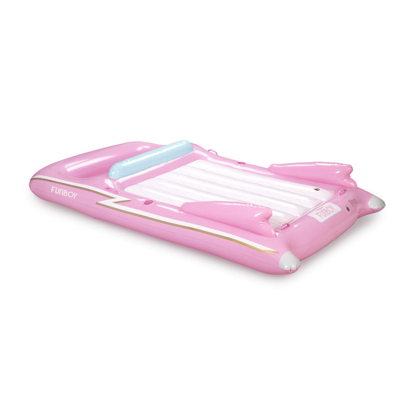 FUNBOY Giant Inflatable Luxury Pink Retro Convertible Classic Sports Car Pool Float, Two Cupholders, Luxury Float for Summer Pool Parties and Entertainment