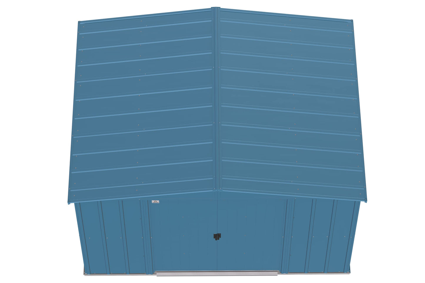 Arrow Shed Classic 10' x 8' Outdoor Padlockable Steel Storage Shed Building Blue Grey
