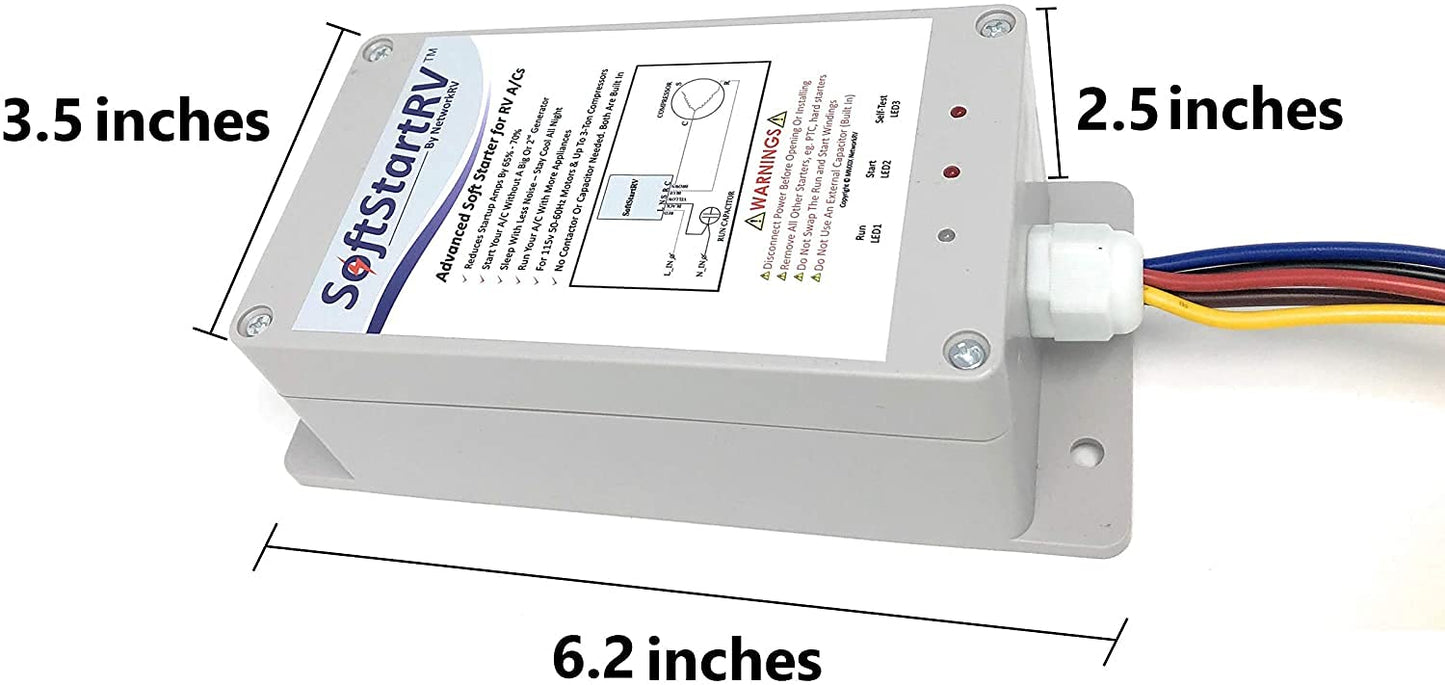 SoftStartRV Air Conditioning Soft Start Kit RV A/C Starter Unit - NetworkRV 1 Pack