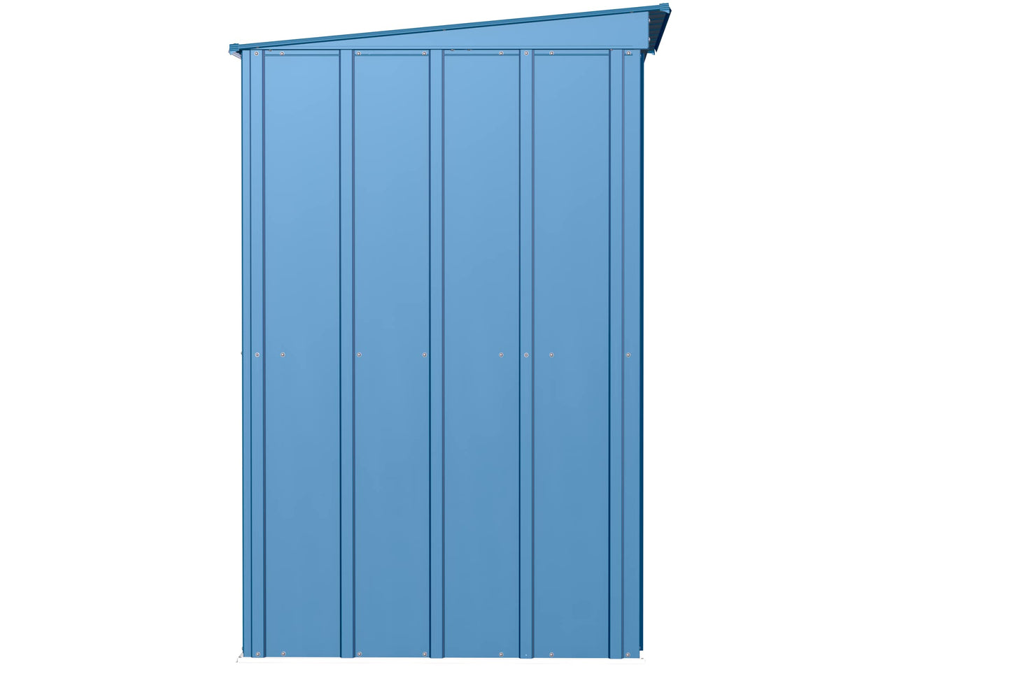 Arrow Shed Classic 6' x 4' Outdoor Padlockable Steel Storage Shed Building Blue Grey 6' x 4'