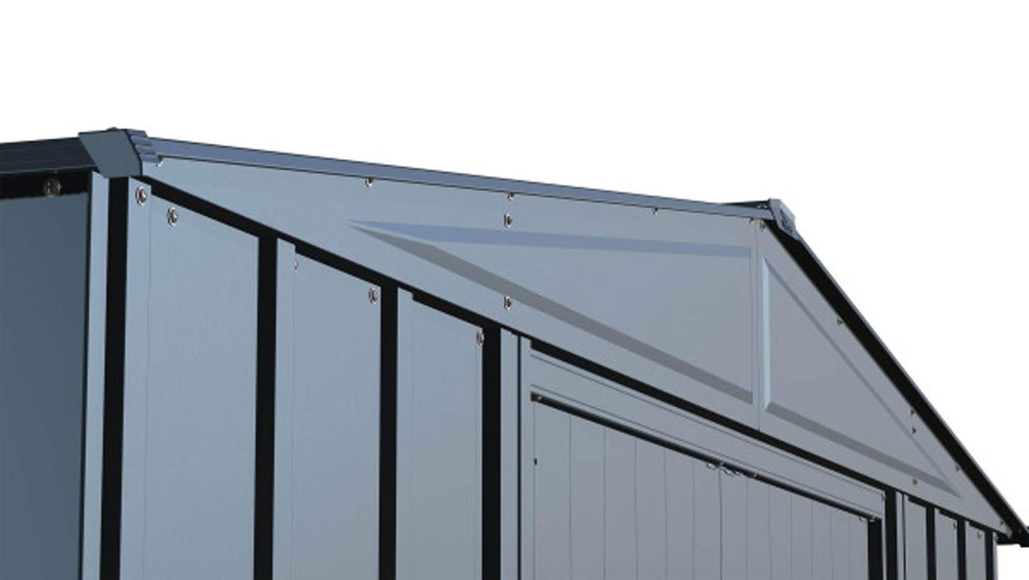 Arrow Shed Classic 8' x 6' Hangar de rangement extérieur cadenassable en acier, bleu gris